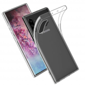 Samsung Galaxy Note 10 Plus Kılıf Lüx Şeffaf Silikon Kılıf - 1