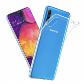 Samsung Galaxy A50 Kılıf Lüx Kamera Korumalı Şeffaf Silikon Kılıf - 1