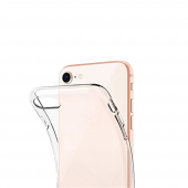 Apple iPhone 8 Kılıf Lüx Kamera Korumalı Şeffaf Silikon Kılıf thumbnail 2