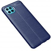Oppo Reno 4 Lite Kılıf Focus Deri Görünümlü Silikon Kılıf Kapak - 2