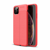 iPhone 11 Pro Max Kılıf Focus Deri Görünümlü Silikon Kılıf Kapak - 2