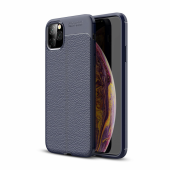 iPhone 11 Pro Max Kılıf Focus Deri Görünümlü Silikon Kılıf Kapak - 3