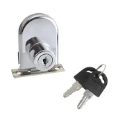 Ugr Cam Kilidi 21 mm Metal 2 Anahtarlı Vitrin Pano Kilidi thumbnail 1