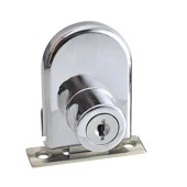 Ugr Cam Kilidi 21 mm Metal 2 Anahtarlı Vitrin Pano Kilidi thumbnail 6