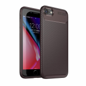 iPhone 8 Kılıf Focus Karbon Silikon Kılıf Esnek Kapak - 2
