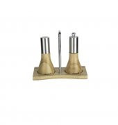 Aryıldız Ultraform Ahşap Standlı Tuzluk Biberlik Seti - 1