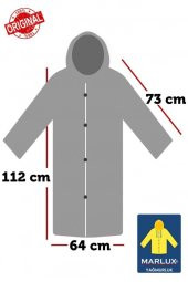 Kadın Erkek Yağmurluk Kapüşonlu Çıtçıtlı Eva Siyah Yağmurluk M21mrc881r03 - 8