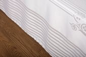 Finezza Lida Lüx Jakar BambuKumaş Gri Masa Örtüsü 160x280 cm  - 1261 - 7