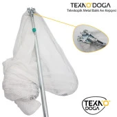 TAMSET Teleskobik Katlanır Balık Avı Kepçesi Metal Saplı - 2