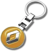 Renault Logolu Krom Oto Araba Anahtarlık - 1