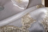 Finezza Melek Güpürlü Bambu Kumaş Krem Sofra Tk. 8 Kşl. 160x230 17 Prç. - 1269 - 3