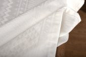 Finezza Ezgi LüxJakar Polycotton Krem Kumaş Masa Örtüsü 160x220 cm - 1271 thumbnail 4