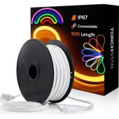 Neon LED Işık 4 Metre 220 Volt Tak Çalıştır Esnek Hortum Şerit LED Aydınlatma - 1