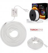 Neon LED Işık 5 Metre 220 Volt Tak Çalıştır Esnek Hortum Şerit LED Aydınlatma - 2