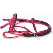 Atlar için PVC Başlık ve Dizgin Seti Sarı - 3