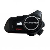 Knmaster KN2200 Motosiklet Kask İnterkom Bluetooth Intercom Kulaklık Seti Siyah - 1