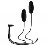 Knmaster KN2200 Motosiklet Kask İnterkom Bluetooth Intercom Kulaklık Seti Siyah - 4