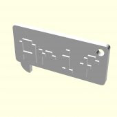 Arif Kişiye Özel Üretim Zincirsiz Anahtarlık Sevgiliye Eşe Hediyelik Tag Askı Organik Plastikten - 5