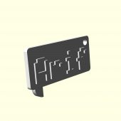 Arif Kişiye Özel Üretim Zincirsiz Anahtarlık Sevgiliye Eşe Hediyelik Tag Askı Organik Plastikten - 8