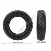 Hsgl Dış Lastik E-Scooter Dolgu Teker 10x250 dolma teker martı e-scooter - 3