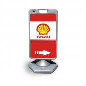 Shell   Reklam ve Yönlendirme Uyari Dubasi A Tabela Gri - 1
