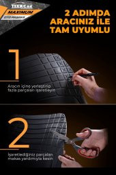 Maximum 4D Universal Havuzlu Paspas 5 Parça 1.Sınıf GRİ - 8