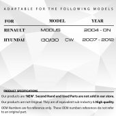 Renault Modus,Hyundai İ30/İ30cw için Sunroof Tamir Parçası İkili Set - 4