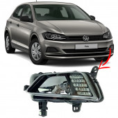Volkswagen Polo 2018-2021 Sis Ve Gündüz Farı Sol Şoför Tarafı - 2G0941661 - 1