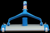 Havuz Flat Alüminyum Vakum Süpürgesi 50mm 2" 45cm Klipsli - 1