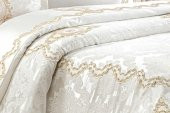 Finezza Artemis Polyester Pamuk Krem Pike Takımı Çift Kişilik 6 Parça  - 1279 - 3