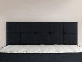 Niron Notte 200x200 Çift Kişilik Lüks Baza ve Başlık Seti Kaydırmaz Kumaşlı - 4