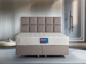 Niron Blue Pocket Çift Kişilik Lüks Full Ortopedik Paket Yaylı Orta Sert Yatak 160X200 Cm thumbnail 1