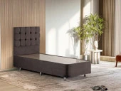 Niron Rama Füme Baza Ve Başlık Seti, Tek Kişilik 120x200 cm Baza Ve Başlık Takımı - 1