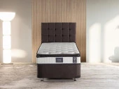 Niron Rama Füme Baza Ve Başlık Seti, Tek Kişilik 120x200 cm Baza Ve Başlık Takımı - 6