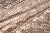 Finezza Çiçek Lüx Raşel Dantel Krem Masa Örtüsü 155x220 cm  - 1285 - 7