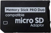 PSP Memory Stick Pro Duo Adaptör PSP Hafıza Kartı Adaptör Mikro SD Kart Çevirici - 1