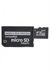 PSP Memory Stick Pro Duo Adaptör PSP Hafıza Kartı Adaptör Mikro SD Kart Çevirici - 3