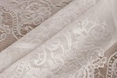 Finezza Orkide Lüx Raşel Dantel Krem Masa Örtüsü 155x220 cm  - 1291 - 9