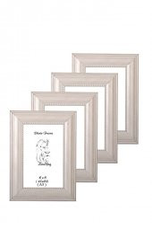 Eskitme Beyaz 15x21-(A5)-(6X8) 4 Adet Fotoğraf Çerçevesi - 1