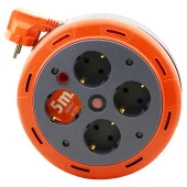 Bylion Plastik Makaralı Uzatma Kablosu Kapaksız 3x1 mm 5 Metre thumbnail 1