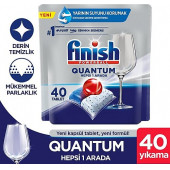 Finish Quantum Ultimate 40'lı Bulaşık Makinesi Tableti - 1
