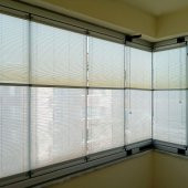 Katlanır Cam Balkon Perdesi - Plicell Plise Perde - Ofis Perdesi - Çiftli Sistem - 5