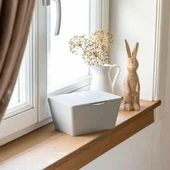 Gri, Kapaklı Saklama Ve Takı Kutusu - Brasil Model thumbnail 2