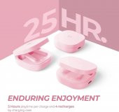 Soundpeats TrueAir2 Bluetooth 5.2 TWS Kablosuz Kulak İçi Kulaklık Pembe - 2