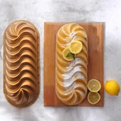 Serenk Fun Cooking Baton Kek Kalıbı - 34x14 cm Alüminyum Döküm, Yanmaz Yapışmaz Granit Kaplama thumbnail 6