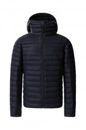 The North Face Stretch Down Hoodie Kapişonlu Erkek Mont Lacivert - 1