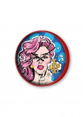 The Mia Popart Duvar Saati 30 Cm - 1