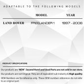 Land Rover Freelander için Sunroof Tamir Takımı Kiti (1998-2006) - 2