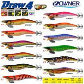 Owner 51882 Draw Squid ED-3,5 - Green Trick Red - 2