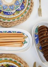 The Mia Limoncello Oval Servis 2li Set Gri 29 cm - 3